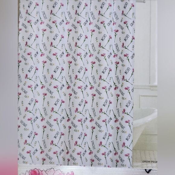Rae Dunn Shower Curtain - Picture 3 of 6